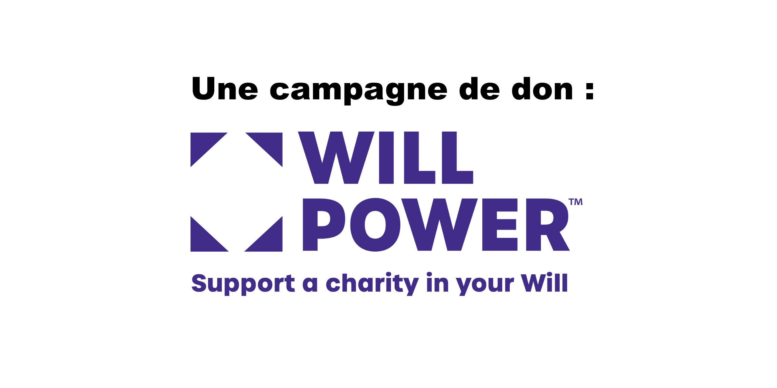 Logo de la campagne de don Will Power