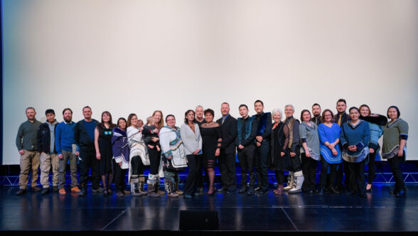 2018 AIP laureates on stage