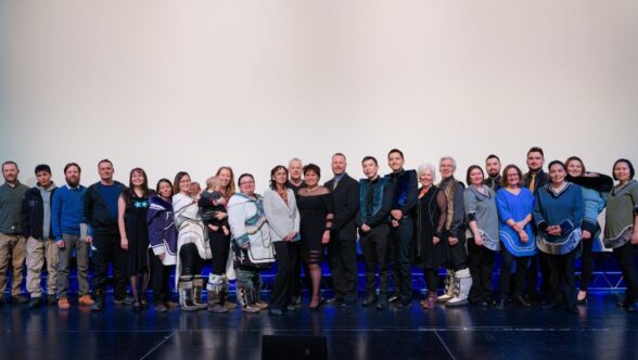 2018 AIP laureates on stage