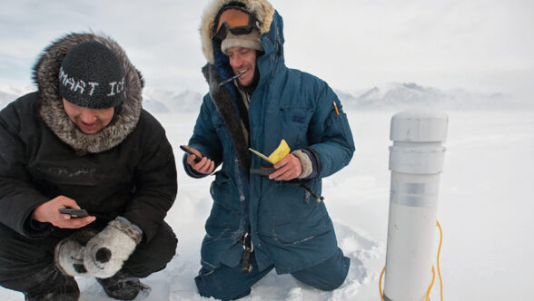 Arctic climate research on site