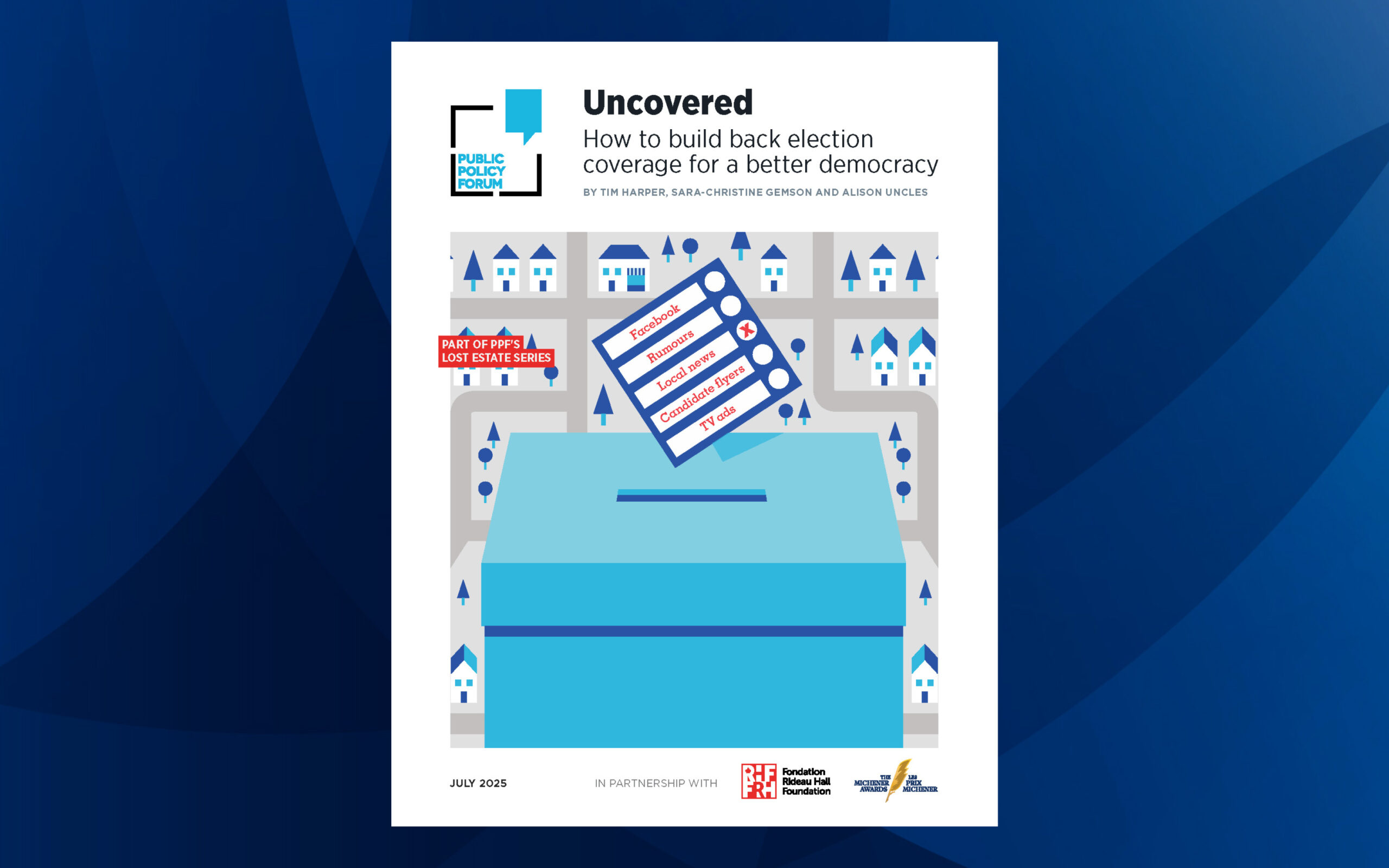 Cover page of the Uncovered report