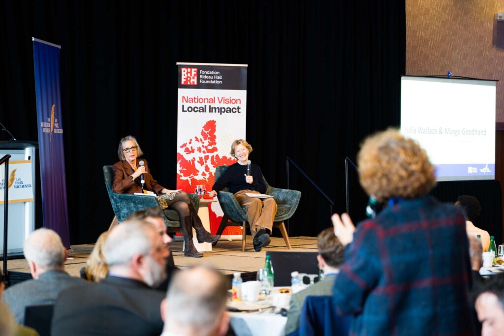 phot of Michener Awards Foundation President Margo Goodhand.