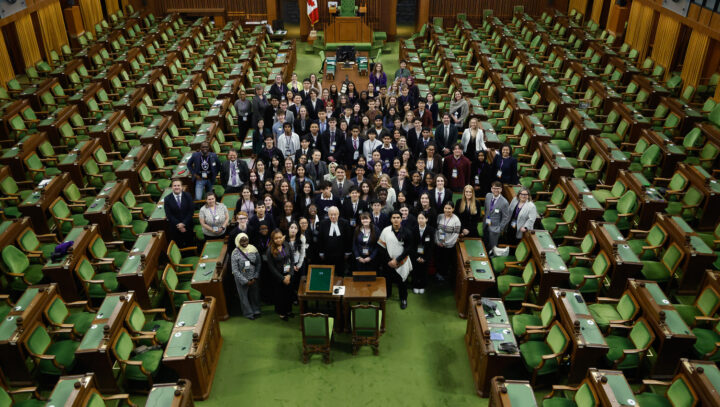 Forum participants in the House of Commons.
