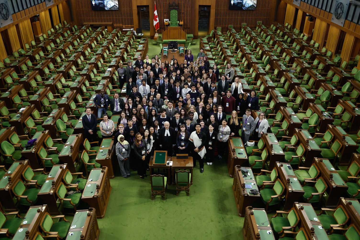 Forum participants in the House of Commons.